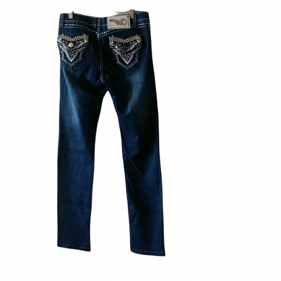 Vingin Only Straight Leg Women Blue Jeans Size 9 - Picture 3 of 13